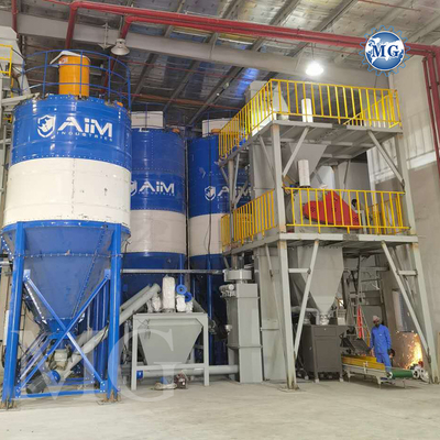 83kw Dry Mix Powder Mortar Mixing Machine Wall Putty Sand Cement Mixer Ceramic Tile Adhesive Manufacturing Plant