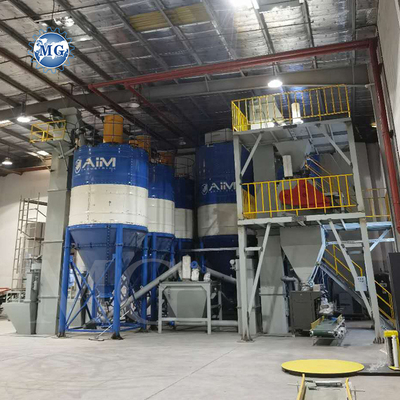 83kw Dry Mix Powder Mortar Mixing Machine Wall Putty Sand Cement Mixer Ceramic Tile Adhesive Manufacturing Plant
