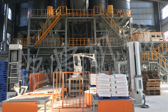 Customized Voltage Automatic Dry Mortar Plant  220 - 440V 12 Months Warranty