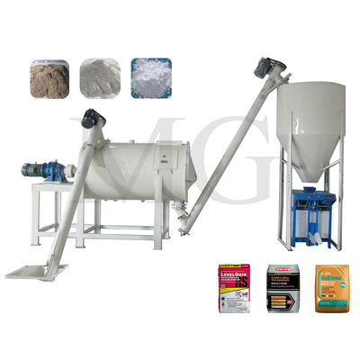 Low Investment Dry Powder Mortar Production Line Wall Putty Skim Coat Sand Cement Mixer Ceramic Tile Adhesive Production Line