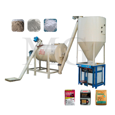 Easy Operation Dry Mix Powder Mortar Mixer Machine Wall Putty Sand Cement Mixing Equipment Ceramic Tile Adhesive Production Line