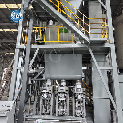 PLC Control Dry Mix Powder Mortar Mixer Machine Wall Putty Sand Cement Mixing Equipment Ceramic Tile Adhesive Production Line