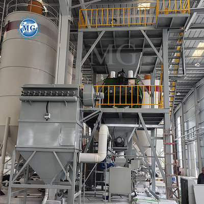 PLC Control Dry Mix Powder Mortar Mixer Machine Wall Putty Sand Cement Mixing Equipment Ceramic Tile Adhesive Production Line