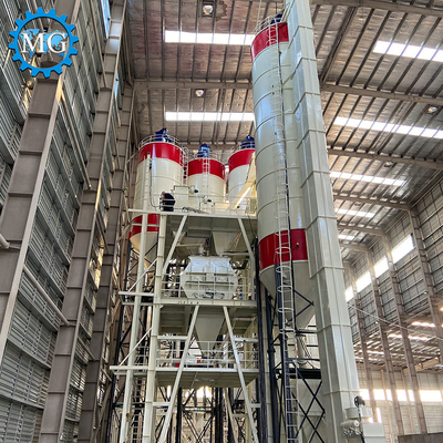 Dry Mix Powder Mortar Mixing Plant Wall Putty Skim Coat Sand Cement Mixer Tile Adhesive Making Machine