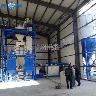 Dry Mix Powder Mortar Mixing Plant Wall Putty Skim Coat Sand Cement Mixer Tile Adhesive Making Machine