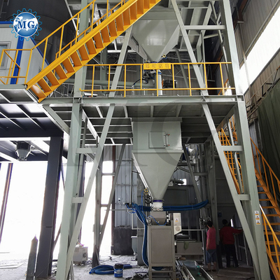 Energy Saving Dry Mortar Mixing Machine Wall Putty Skim Coat Tile Glue 30T / H