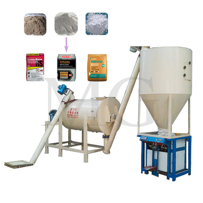 Wall Putty Plaster Skim Coat Mixing Equipment Floor Tile Adhesive Manufacturing Plant CE Simple Dry Powder Mortar Mixer Machine