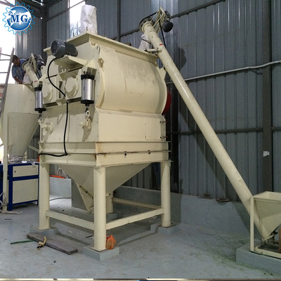 4-5 T/H 35 KW Dry Mix Powder Mortar Mixer Machine Wall Putty Sand Cement Mixing Equipment Tile Adhesive Glue Manufacturing Plant