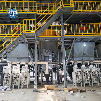 Voltage Customized Dry Powder Mortar Production Line Wall Putty Plaster Sand Cement Mixer Ceramic Tile Adhesive Glue Making Machine