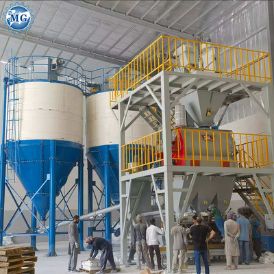 PLC Control System and Automatic Automation in Tile Adhesive Production Line