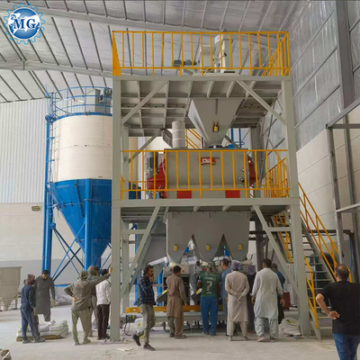 PLC Control System and Automatic Automation in Tile Adhesive Production Line