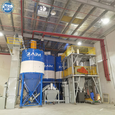 Full Automatic PLC Control Dry Sand Cement Powder Mortar Dry Mix Plant