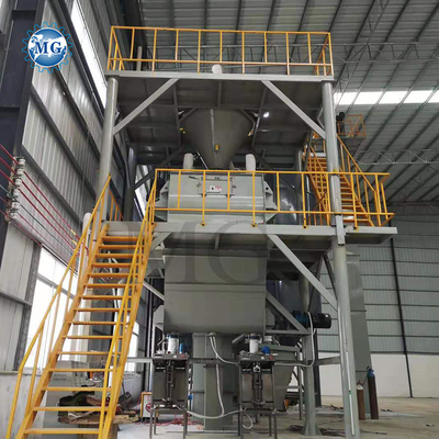 10-30tph Voltage Customized Dry Mix Powder Mortar Production Line Wall Putty Plaster Skim Coat Mixer Tile Adhesive Glue Grout Making Machine