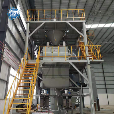 10-30tph Voltage Customized Dry Mix Powder Mortar Production Line Wall Putty Plaster Skim Coat Mixer Tile Adhesive Glue Grout Making Machine