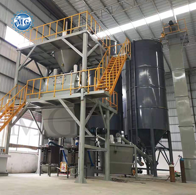 10-30tph Voltage Customized Dry Mix Powder Mortar Production Line Wall Putty Plaster Skim Coat Mixer Tile Adhesive Glue Grout Making Machine