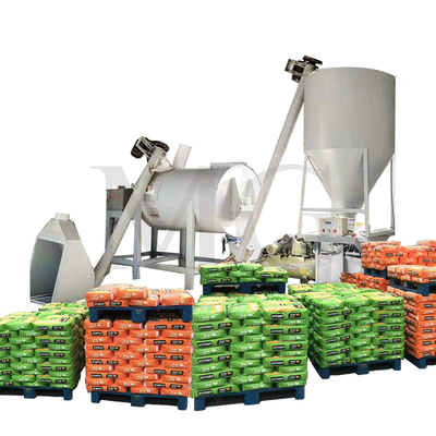 Long Warranty 3-4 tph 18kw Dry Mortar Production Line Wall Putty Plaster Sand Cement Mixer Ceramic Tile Adhesive Glue Grout Making Machine