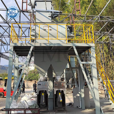 12 Months Warranty Dry Mortar Mixing Plant Wall Putty Plaster Skim Coat Sand Cement Mixer Tile Adhesive Glue Grout Making Machine