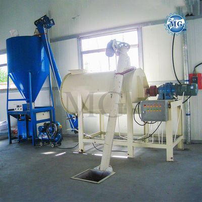 1-3 T / Batch Sprial Ribbon Mixer Blender Machine Wall Putty Plaster Skim Coat Sand Cement Tile Adhesive Grout Dry Mortar Mixing Plant