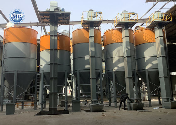 10-50 T / H Dry Powder Mortar Production Line Wall Putty Skim Coat Mixer Tile Adhesive Mixing Machine