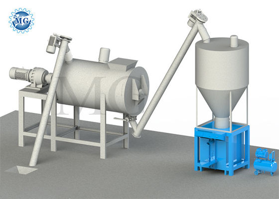 4-6 s / bag Packing Dry Mix Mortar Mixing Plant Wall Putty Tile Adhesive Glue Grout Making Machine