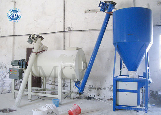 Valve Type Packing Dry Mortar Mixing Plant Wall Putty Plaster Tile Adhesive Glue Grout Making Machine