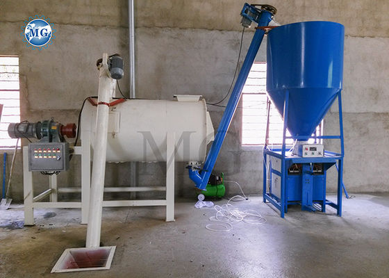 Valve Type Packing Dry Mortar Mixing Plant Wall Putty Plaster Tile Adhesive Glue Grout Making Machine