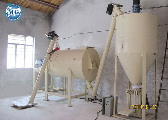 4T/H Dry Mortar Production Line 25KW Automatic Mixing