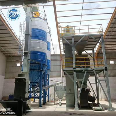 Dust Collector Dry Mortar Mixer Plant High Efficiency For Customized