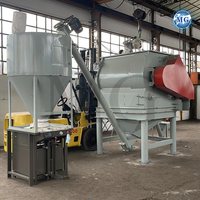 Energy Saving Dry Mix Powder Mortar Mixing Plant With Twin Double Shaft Paddle Mixer