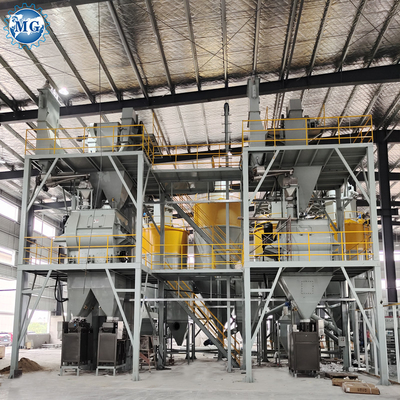 12m Dry Mix Mortar Plant Full Automatic Twin Shaft Paddle