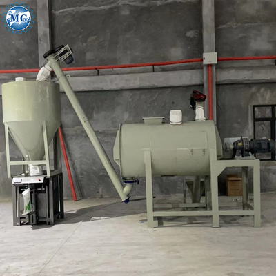 Simple Dry Mortar Mix Plant Production Line With CE Certificate 380V 6000*3000*3200mm
