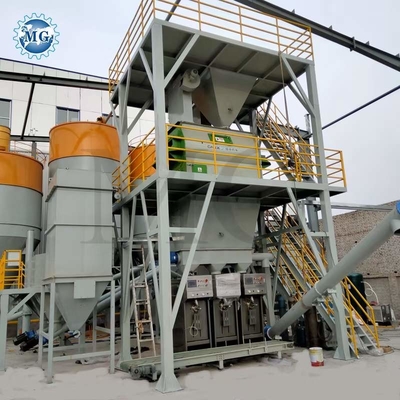 Wall Putty Tile Glue Adhesive Making Machine Sand Cement Mixer 100KW 12m
