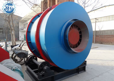 Sand Small Rotary Drum Dryer Triple - Pass Agricultural Large Output Capacity