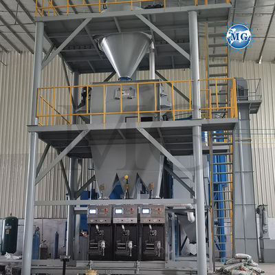 High Speed Batching Dry Mix Powder Mortar Mixing Plant Wall Putty Sand Cement Gypsum Mixer Ceramic Tile Adhesive Glue Production Line