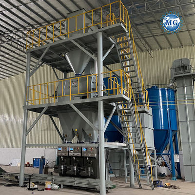 Fast Feeding Dry Mix Powder Mortar Production Line Wall Putty Sand Cement Plaster Mixer Ceramic Tile Adhesive Glue Making Machine