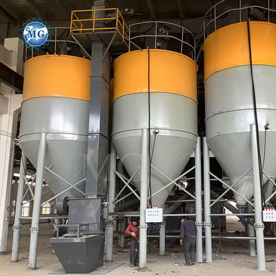 High Precision Dosing Dry Mix Mortar Production Line Wall Putty Skim Coat Gypsum Mixer Ceramic Tile Adhesive Glue Making Machine