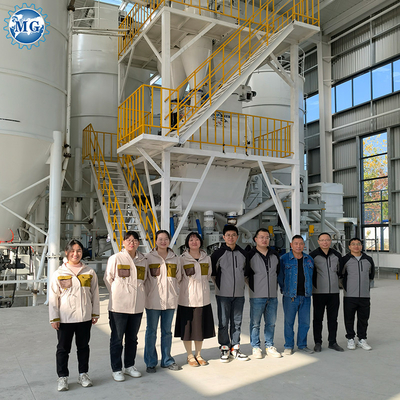 Full Automatic Sand Cement Powder Mixing Tile Grout Tile Adhesive Dry Mix Plant