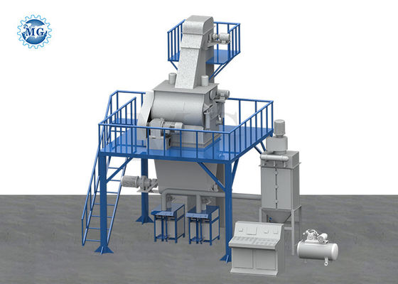 8-50 T/H Dry Powder Mortar Production Line Wall Putty Skim Coat Mixer Machine Ceramic Tile Adhesive Glue Manufacturing Plant