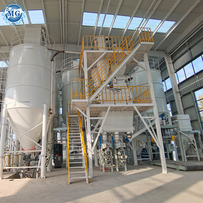 10-30 T/Hour Dry Mix Mortar Plant with Automatic Feeding And Packing and Twin Shaft Mixer