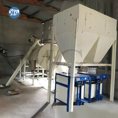 1-8 T/H Dry Mortar Mixing Plant Wall Putty Plaster Gypsum Mixer Tile Adhesive Glue Grout Manufacturing Plant For Sale