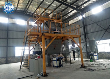 High Efficiency 8 - 10T/H Dry Mortar Production Line Semi Automatic Batch Blending