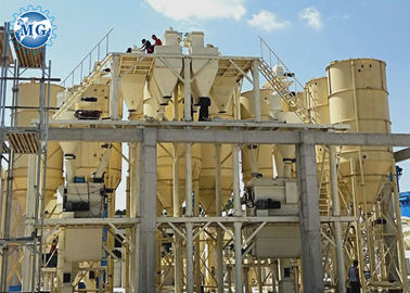 Durable Dry Mix Mortar Production Line 10 - 15T/H High Performance SGS Certification