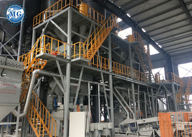 12t/H Dry Mortar Production Line Electric Control Semi Automatic System Heavy Duty