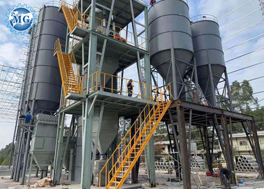 Tile Adhesive Dry Mix Mortar Plant High Efficiency With Electric Control Cabinet