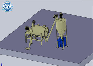 Stable Dry Mix Plant Dry Mortar Mixing And Packing High Mixing Uniformity