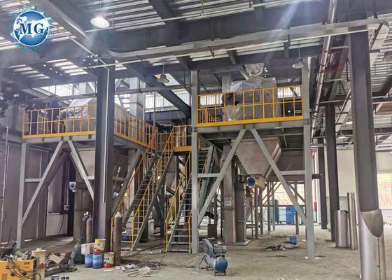 For Gypsum Mortar Mixer High Productivity dry mix mortar mixing plant