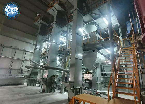 Fully Automatic Tile Grout Dry Mortar Plant 10T/H PLC Control