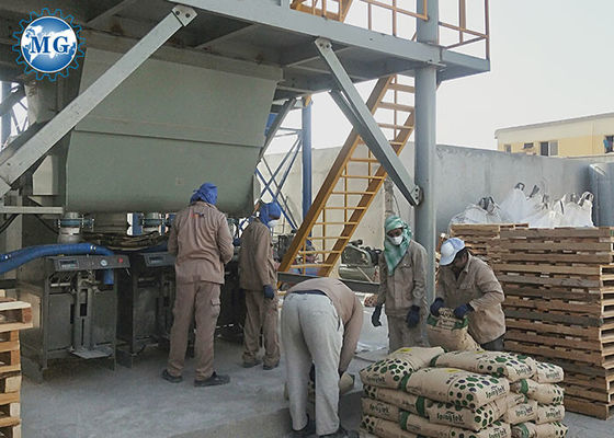 Tile Adhesive Gypsum 10T/H Dry Mortar Plant For Cement Plastering