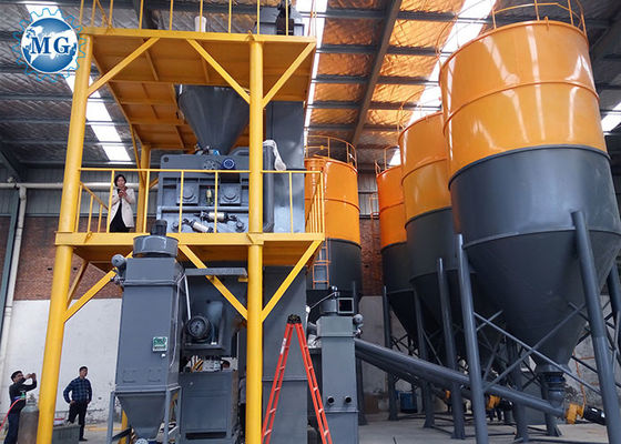 120KW Dry Mortar Production Line 30t/H Automatic Weighing