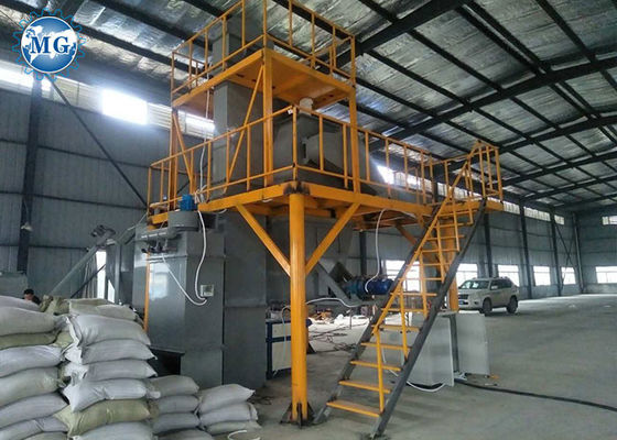 Twin Shaft Tile Adhesive Putty Dry Mix Mortar Plant 8T/H 8m Height